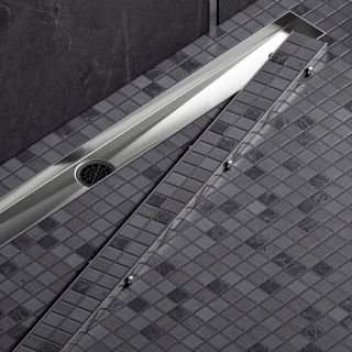 Душевой лоток Timo Drain System DS230206/00 60см с двусторонней панелью plate под плитку хром